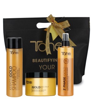Pack Gold: Champú + Bio-Fluid + Mascarilla