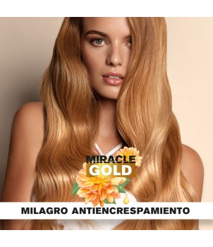 Mascarilla antiencrespamiento cabellos finos Miracle Gold