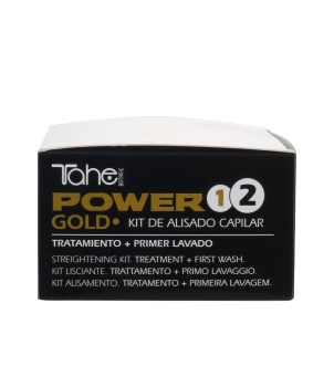 Kit profesional de alisado individual (Tratamiento + Primer lavado) Power Gold shampoo