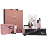 Pack especial: Secador oro rosa Compact Hair Dryer + Plancha Millenium Pro 4.0 + Champú + Mascarilla + Serum K-GLICOLIC