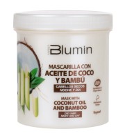 Mascarilla nutritiva con Aceite de Coco y Bambú orgánico Blumin