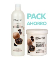 Pack Champú + Mascarilla capilar con extracto de Ajo Negro