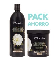 Pack XXL Champú + Mascarilla Carbón Activo y Extracto de Camelia Blumin