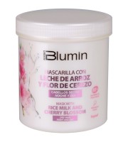 Mascarilla suavizante con Leche de Arroz y Flor de Cerezo Blumin