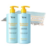 Pack champú + crema capilar + toalla