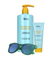 Pack champú + crema capilar + gafas Botanic Sun