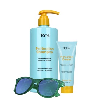 Pack champú + crema capilar + gafas