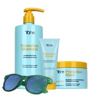 Pack champú + crema capilar + mascarilla capilar + gafas Botanic Sun