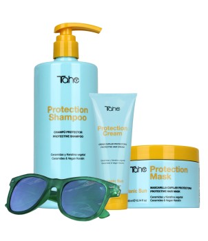 Pack champú + crema capilar + mascarilla capilar + gafas