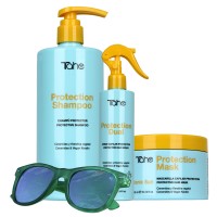 Pack champú + spray capilar + mascarilla capilar + gafas