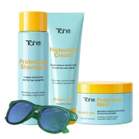 Pack champú + crema capilar + mascarilla capilar + gafas