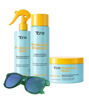 Pack champú + spray capilar + mascarilla capilar + gafas