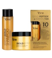 Pack Botanic Gold: Champô 300 ml   Máscara 300 ml   Sérum T28 Peptide