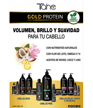 Champú nutritivo cabellos secos Gold Protein