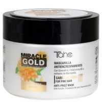 Mascarilla antiencrespamiento cabellos finos Miracle Gold | 300 ml