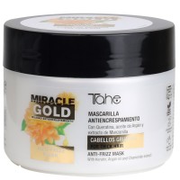 Mascarilla antiencrespamiento cabellos gruesos Miracle Gold | 300 ml