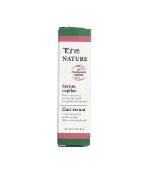 Tahe Nature serum capilar packaging reverso