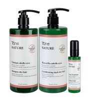 Pack cabellos secos: Champú + Mascarilla + Crema de peinado Nature