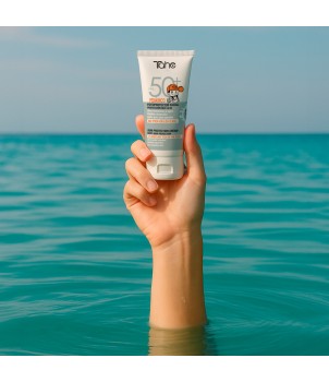 Fotoprotector solar facial en crema pediátrico 