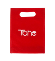 Bolsa pequeña de tela roja