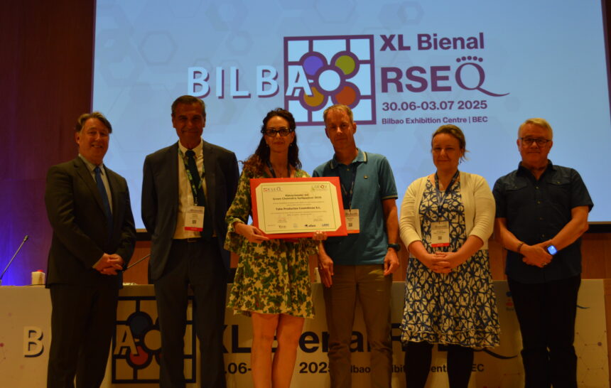 Representantes del Grupo Especializado de Química Verde durante la Reunión Bienal de la Real Sociedad Española de Química 2025 en Bilbao.