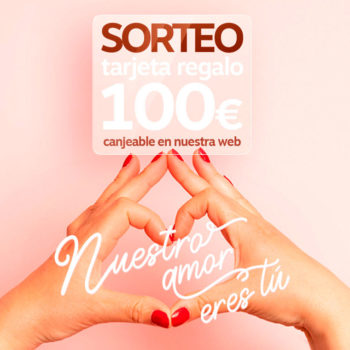 Sorteo San Valentín: ¡Cheque regalo de 100 euros para nuestra web!