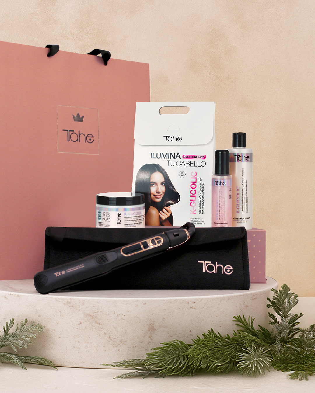 Plancha Millenium Pro 4 con tratamiento K-Glicolic de Tahe edición especial