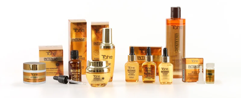 Línea de productos de cuidado facial Tahe Intense