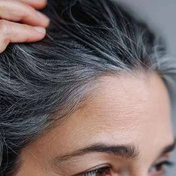 Canas Mujer con canas