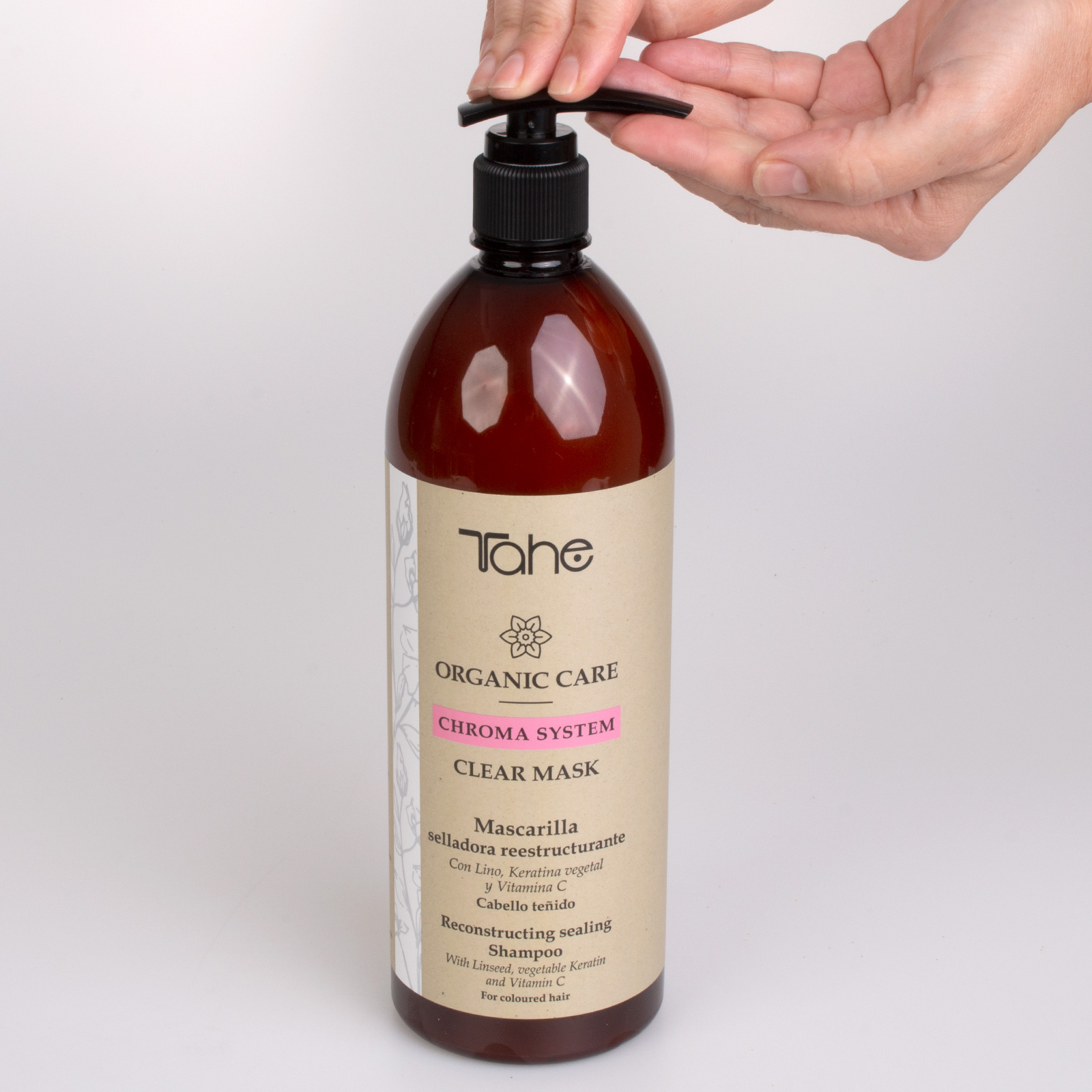 Mascarilla para cabellos teñidos Tahe Organic Care