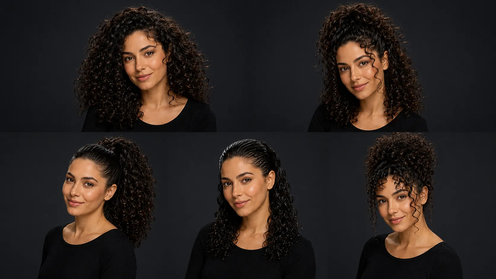 5 peinados fáciles para el pelo rizado