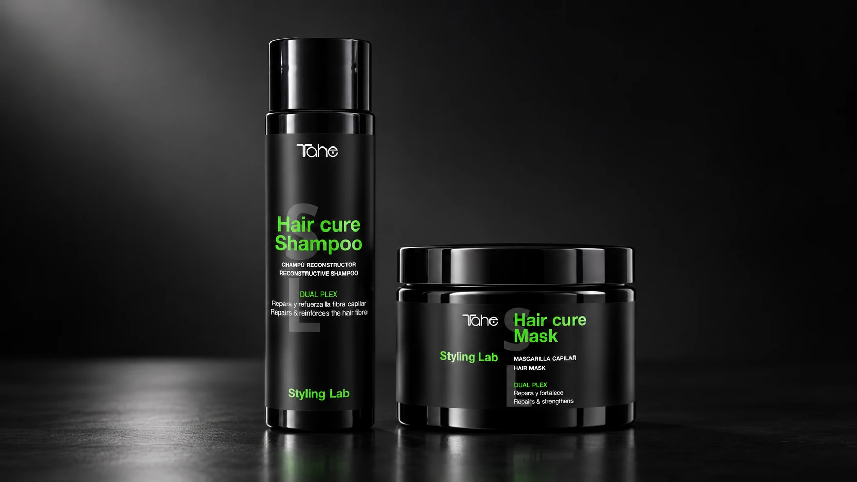 Hair Cure Shampoo y Hair Cure Mask de Styling Lab de Tahe